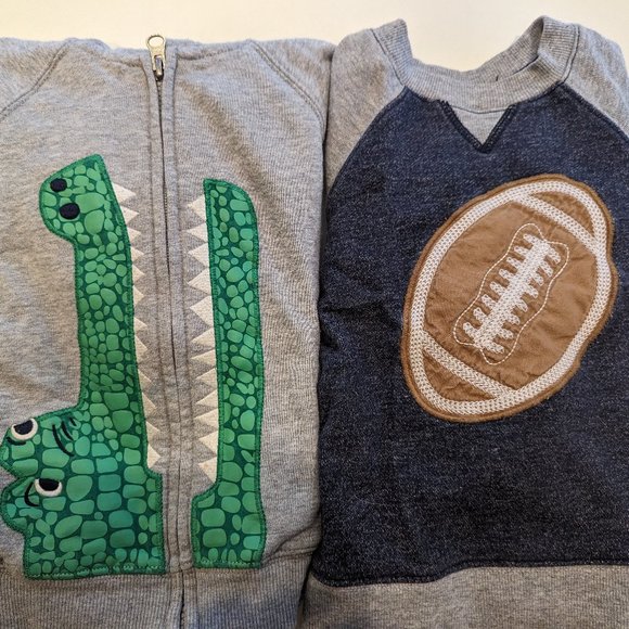 Gymboree Other - Two Gymboree Applique Sweatshirts, 2t, good condition
